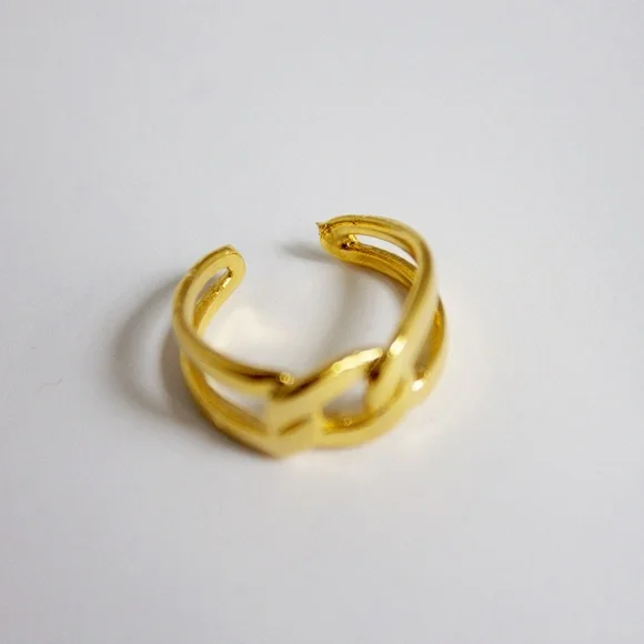 Love knot Ring 24K Plated - Picture 6 of 11
